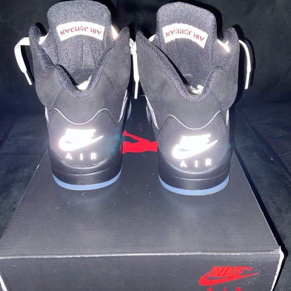 Metallic black Jordan 5 main image 7